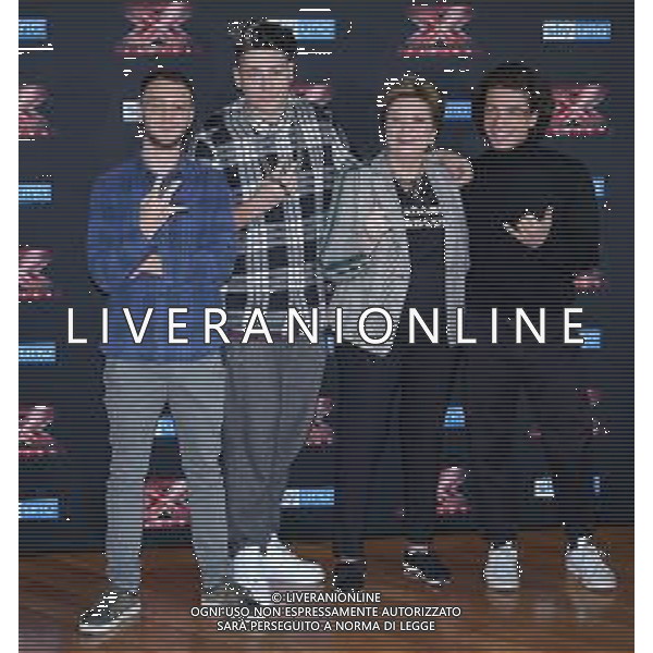 Photocall X Factor XII edizione 2018 Milano - 22.10.2018 Nella Foto: Mara Maionchi, Anastasio, Emanuele Bertelli, Leo Gassmann /Ph.Vitez-Ag. Aldo Liverani