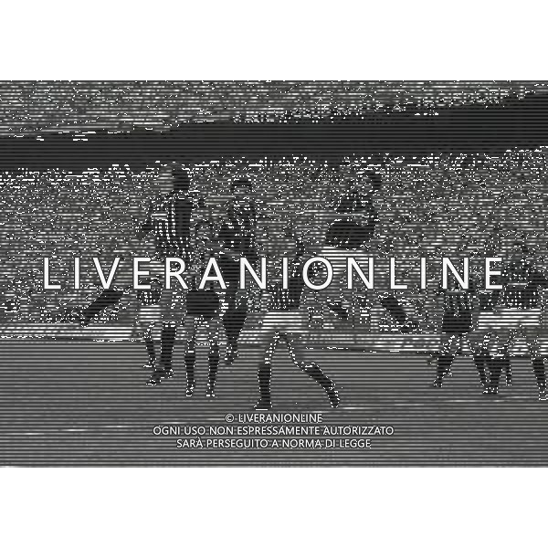 23-06-1985 MILANO SEMFINALE DI ANDATA DI COPPA ITALIA INTER MILAN 1-2 NELLA FOTO AZIONE DI GIOCO AG ALDO LIVERANI SAS