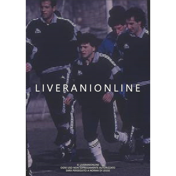 RETROSPETTIVA RUI BARROS CALCIATORE NELLA FOTO RUI BARROS IN ALLENAMENTO CON LA JUVENTUS AG ALDO LIVERANI SAS