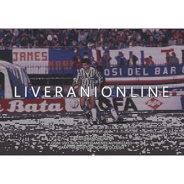 RETROSPETTIVA RUI BARROS CALCIATORE NELLA FOTO RUI BARROS CON LA MAGLIA DELLA JUVENTUS AG ALDO LIVERANI SAS