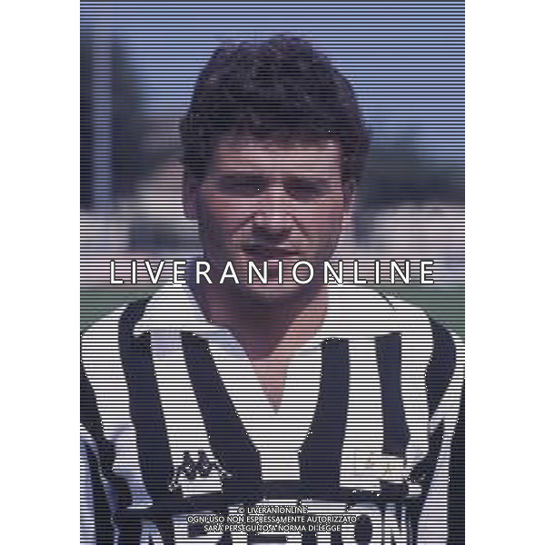 RETROSPETTIVA RUI BARROS CALCIATORE NELLA FOTO RUI BARROS CON LA MAGLIA DELLA JUVENTUS AG ALDO LIVERANI SAS