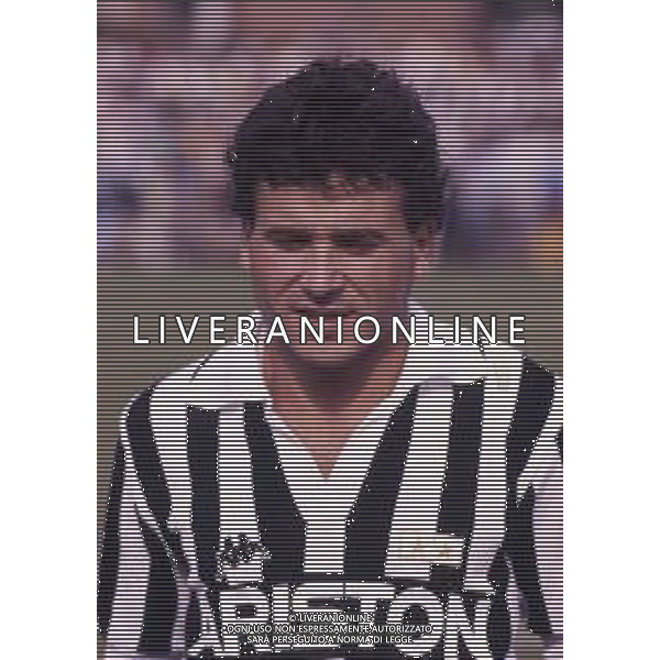 RETROSPETTIVA RUI BARROS CALCIATORE NELLA FOTO RUI BARROS CON LA MAGLIA DELLA JUVENTUS AG ALDO LIVERANI SAS