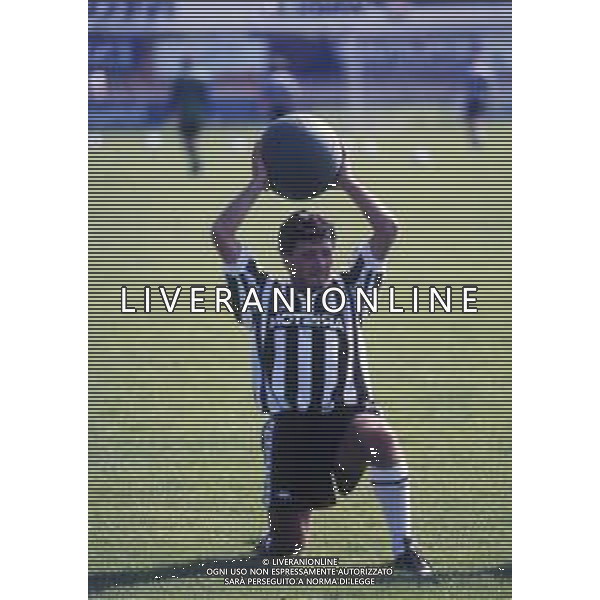 RETROSPETTIVA RUI BARROS CALCIATORE NELLA FOTO RUI BARROS CON LA MAGLIA DELLA JUVENTUS AG ALDO LIVERANI SAS