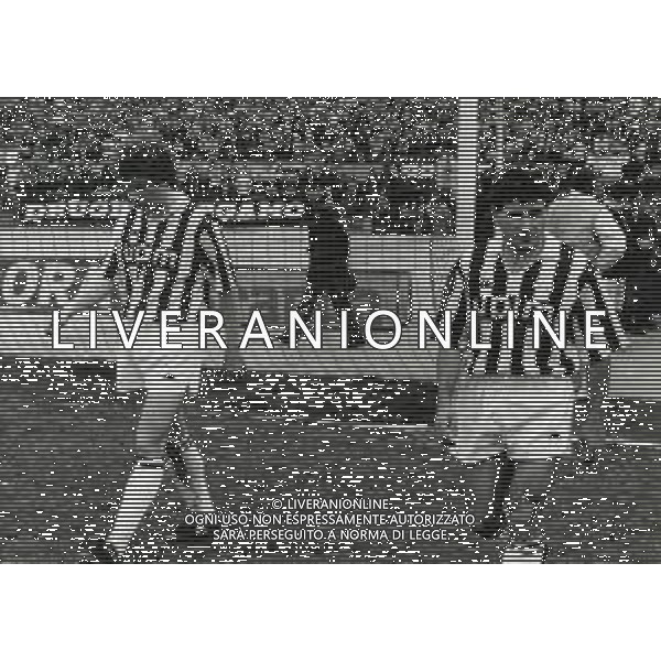 RETROSPETTIVA RUI BARROS CALCIATORE NELLA FOTO RUI BARROS CON LA MAGLIA DELLA JUVENTUS CON ZAVAROV AG ALDO LIVERANI SAS