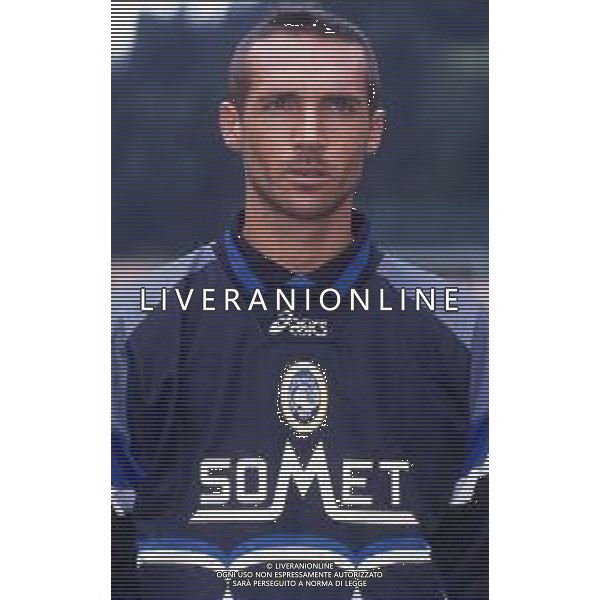 RETROSPETTIVA ALBERTO FONTANA CALCIATORE NELLA FOTO ALBERTO FONTANA CON LA MAGLIA DELL\'ATALANTA AG ALDO LIVERANI SAS