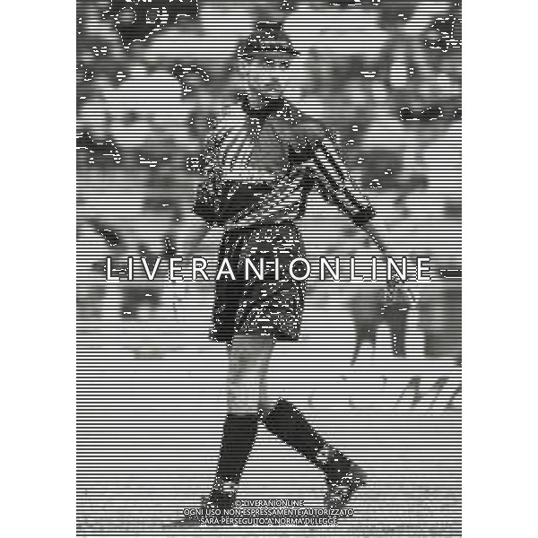 RETROSPETTIVA ALBERTO FONTANA CALCIATORE NELLA FOTO ALBERTO FONTANA CON LA MAGLIA DEL CESENA AG ALDO LIVERANI SAS