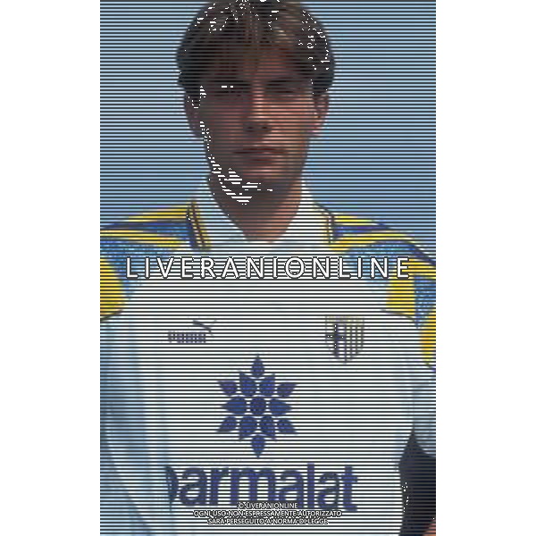 MASSIMO BRAMBILLA, CALCIATORE DEL PARMA CAMPIONATO CALCIO SERIE A 1995-1996 ©ARCHIVIO/ AGENZIA ALDO LIVERANI SAS