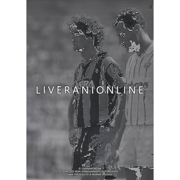 08-09-1985 MILANO-CAMPIONATO DI CALCIO SERIE A INTER PISA 3-1 NELLA FOTO ALESSANDRO ALTOBELLI AG ALDO LIVERANI SAS