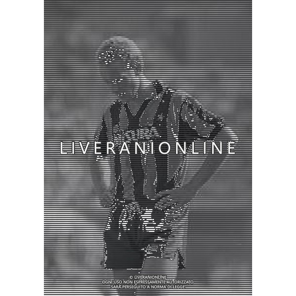 08-09-1985 MILANO-CAMPIONATO DI CALCIO SERIE A INTER PISA 3-1 NELLA FOTO KARL HEINZ RUMMENIGGE AG ALDO LIVERANI SAS