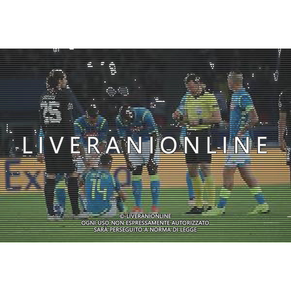 PSG Paris Saint Germain - NAPOLI CHAMPIONS LEAGUE 24.10.2018 NELLA FOTO DRIES MERTENS A TERRA ©MOSCA/ AGENZIA ALDO LIVERANI SAS