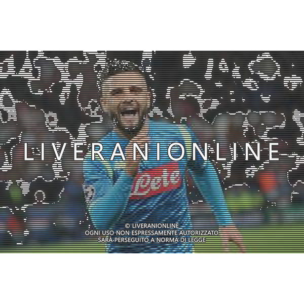 PSG Paris Saint Germain - NAPOLI CHAMPIONS LEAGUE 24.10.2018 NELLA FOTO ESULTANZA DOPO IL GOL DI LORENZO INSIGNE ©MOSCA/ AGENZIA ALDO LIVERANI SAS