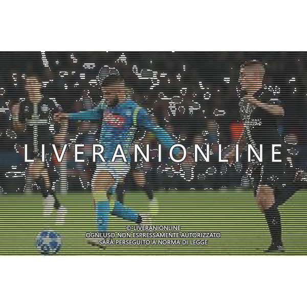 PSG Paris Saint Germain - NAPOLI CHAMPIONS LEAGUE 24.10.2018 NELLA FOTO LORENZO INSIGNE, MARCO VERRATTI ©MOSCA/ AGENZIA ALDO LIVERANI SAS