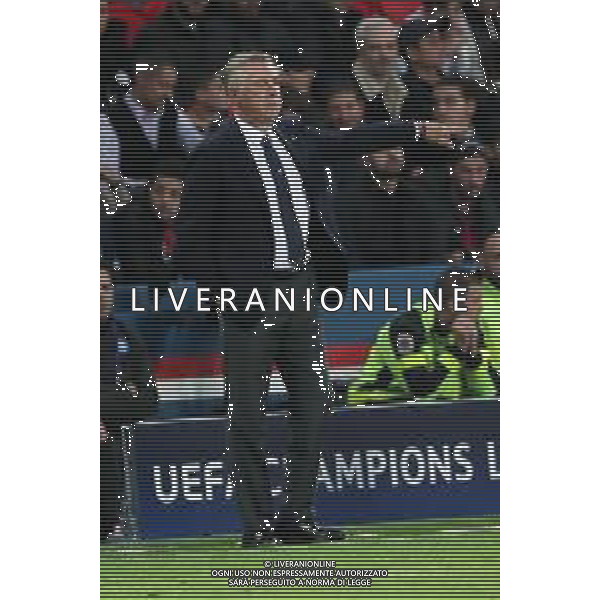 PSG Paris Saint Germain - NAPOLI CHAMPIONS LEAGUE 24.10.2018 NELLA FOTO CARLO ANCELOTTI ©MOSCA/ AGENZIA ALDO LIVERANI SAS