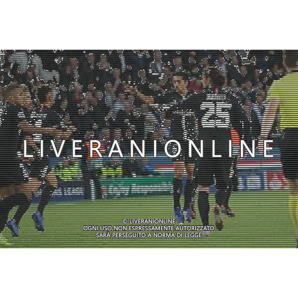 PSG Paris Saint Germain - NAPOLI CHAMPIONS LEAGUE 24.10.2018 NELLA FOTO ESULTANZA DOPO L\'AUTOGOL DI FABIAN RUIZ ©MOSCA/ AGENZIA ALDO LIVERANI SAS