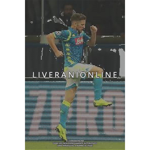PSG Paris Saint Germain - NAPOLI CHAMPIONS LEAGUE 24.10.2018 NELLA FOTO ESULTANZA DOPO IL GOL DI DRIES MERTENS ©MOSCA/ AGENZIA ALDO LIVERANI SAS