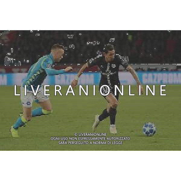PSG Paris Saint Germain - NAPOLI CHAMPIONS LEAGUE 24.10.2018 NELLA FOTO ANGEL DI MARIA ©MOSCA/ AGENZIA ALDO LIVERANI SAS