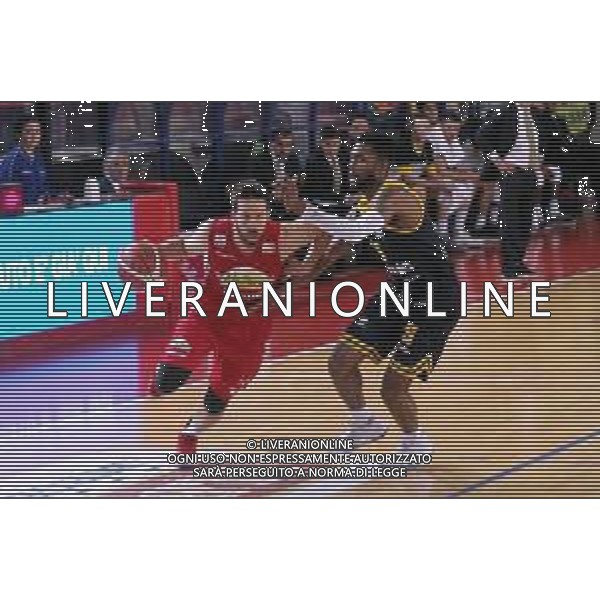 IMOLA 24 10 2018 LE NATURELLE-VERONA SERIE A2 BASKET NELLA FOTO ROBERT FULTZ ANDREA COSTA foto gianni sanna-ag aldo liverani sas
