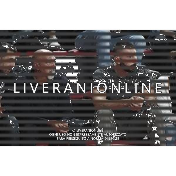 IMOLA 24 10 2018 LE NATURELLE-VERONA SERIE A2 BASKET NELLA FOTO AD ASSISTERE EX ALLENATORE GIAMPIERO TICCHI E MICHELE MAGGIIOLI foto gianni sanna-ag aldo liverani sas
