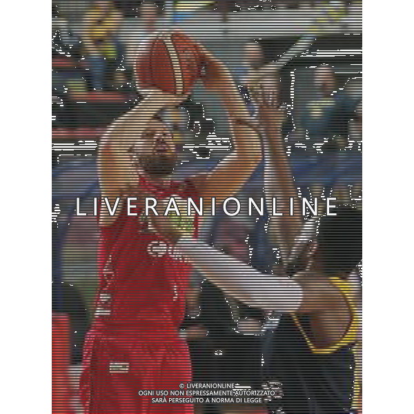 IMOLA 24 10 2018 LE NATURELLE-VERONA SERIE A2 BASKET NELLA FOTO ROBERT FULTZ ANDREA COSTA foto gianni sanna-ag aldo liverani sas