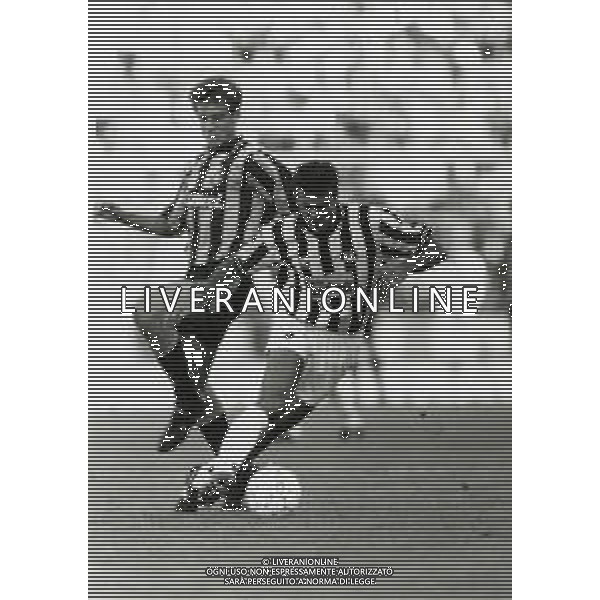 RETROSPETTIVA MARCO BRANCA CALCIATORE NELLA FOTO BRANCA MARCO CON LA MAGLIA DELL\'UDINESE CALCIO AG ALDO LIVERANI SAS