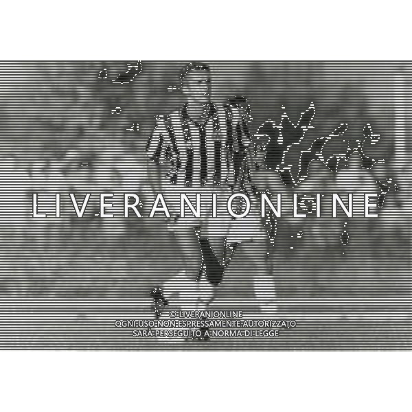 RETROSPETTIVA MARCO BRANCA CALCIATORE NELLA FOTO BRANCA MARCO CON LA MAGLIA DELL\'UDINESE CALCIO AG ALDO LIVERANI SAS