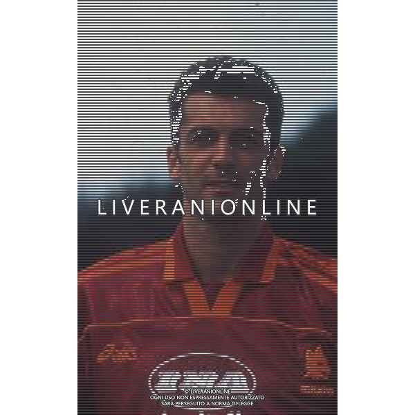 RETROSPETTIVA MARCO BRANCA CALCIATORE NELLA FOTO BRANCA MARCO CON LA MAGLIA DELLA ROMA CALCIO AG ALDO LIVERANI SAS