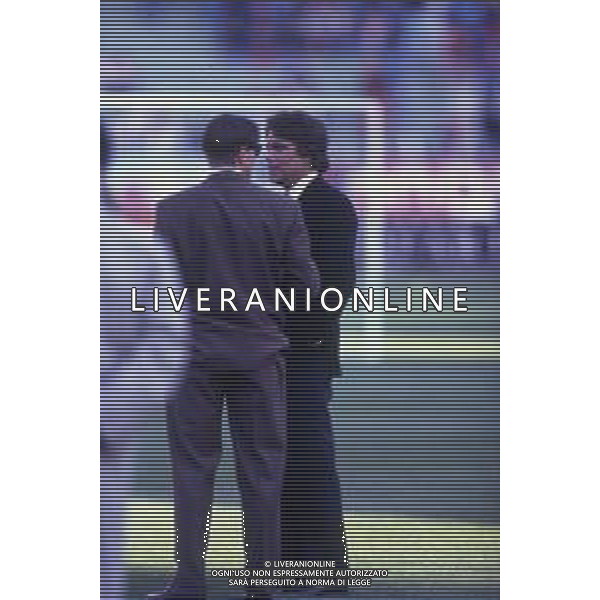 RETROSPETTIVA BERNARD TAPIE PRESIDENTE DEL MARSIGLIA CALCIO NELLA FOTO BERNARD TAPIE AG ALDO LIVERANI SAS