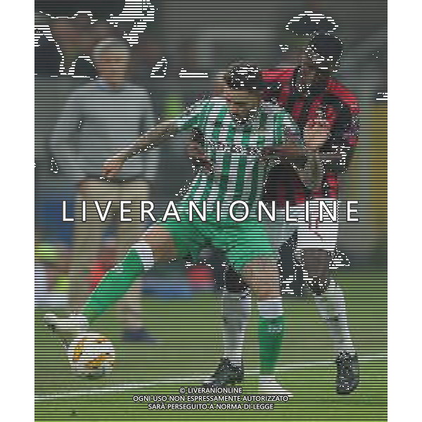 UEFA Europa League 2018/2019 Group Stage F Milano - 25.10.2018 Milan-Betis Siviglia Nella Foto: antonio sanabria e Cristian zapata /Ph.Vitez-Ag. Aldo Liverani