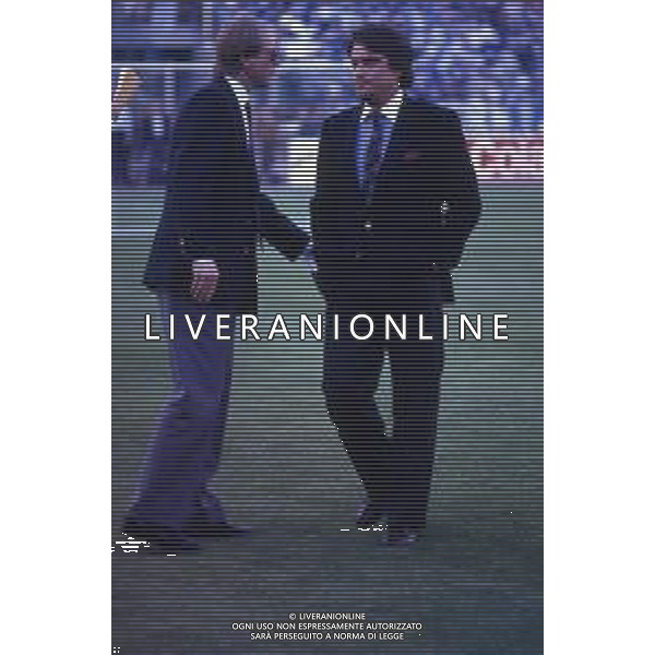 RETROSPETTIVA BERNARD TAPIE PRESIDENTE DEL MARSIGLIA CALCIO NELLA FOTO BERNARD TAPIE AG ALDO LIVERANI SAS