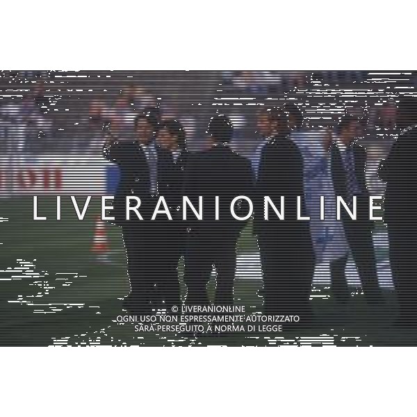 RETROSPETTIVA BERNARD TAPIE PRESIDENTE DEL MARSIGLIA CALCIO NELLA FOTO BERNARD TAPIE AG ALDO LIVERANI SAS