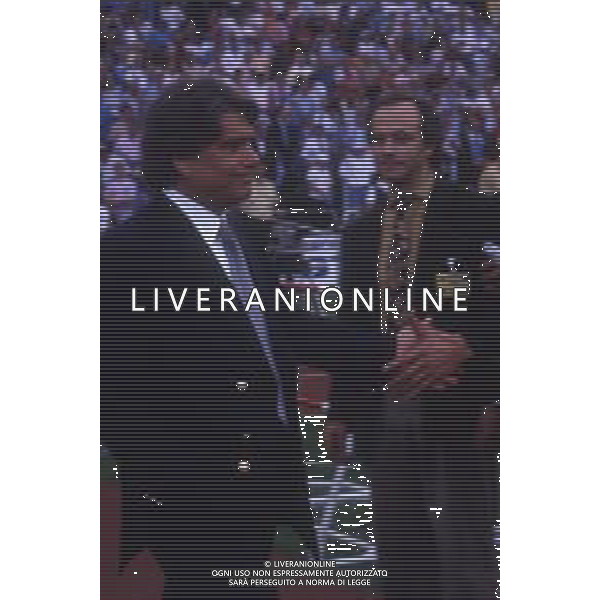 RETROSPETTIVA BERNARD TAPIE PRESIDENTE DEL MARSIGLIA CALCIO NELLA FOTO BERNARD TAPIE AG ALDO LIVERANI SAS