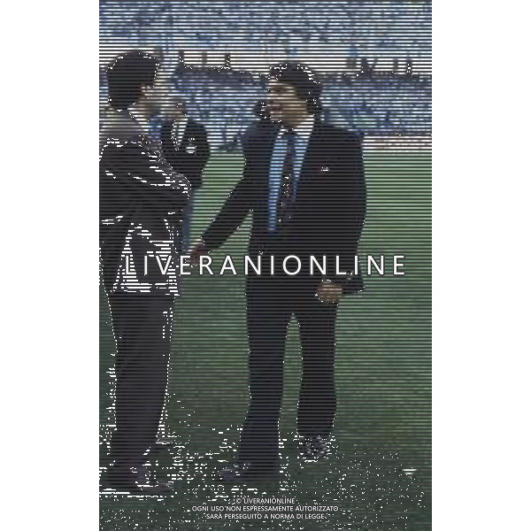 RETROSPETTIVA BERNARD TAPIE PRESIDENTE DEL MARSIGLIA CALCIO NELLA FOTO BERNARD TAPIE AG ALDO LIVERANI SAS