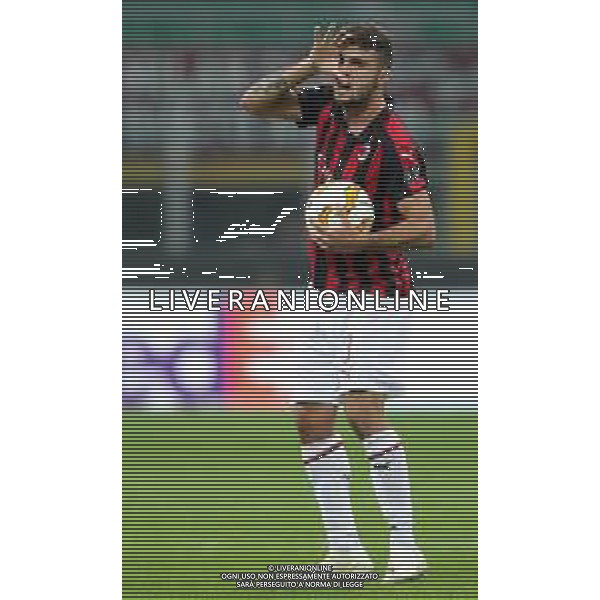 UEFA Europa League 2018/2019 Group Stage F Milano - 25.10.2018 Milan-Betis Siviglia Nella Foto: esultanza dopo il gol di patrick cutrone /Ph.Vitez-Ag. Aldo Liverani