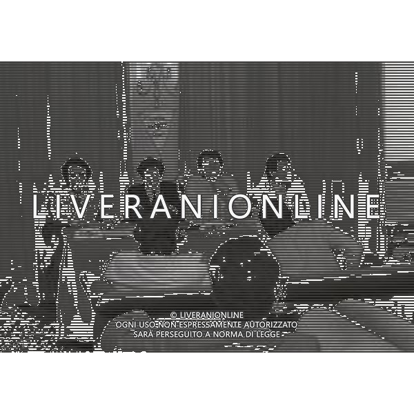 1982 MILANO TERRAZZA MARTINI PRESENTAZIONE TEAM GIACOMO AGOSTINI NELLA FOTO GIACOMO AGOSTINI AG ALDO LIVERANI SAS