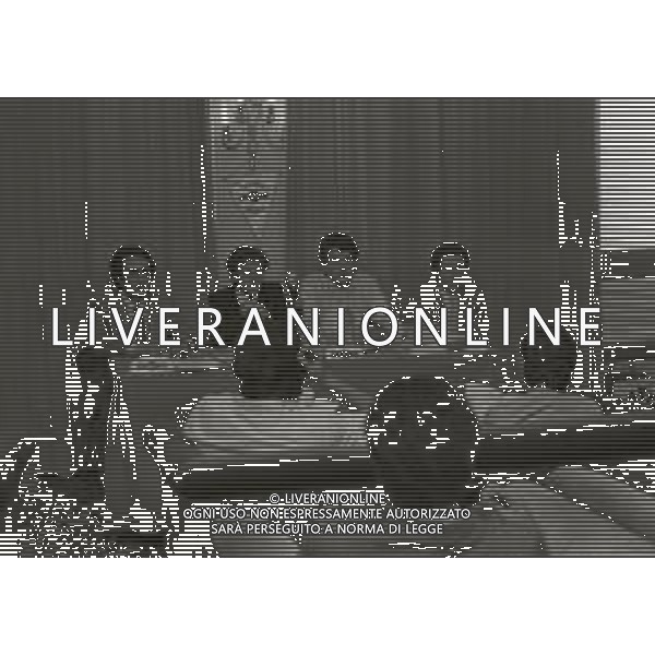 1982 MILANO TERRAZZA MARTINI PRESENTAZIONE TEAM GIACOMO AGOSTINI NELLA FOTO GIACOMO AGOSTINI AG ALDO LIVERANI SAS