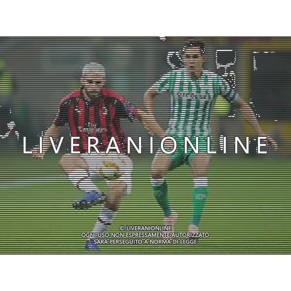 UEFA Europa League 2018/2019 Group Stage F Milano - 25.10.2018 Milan-Betis Siviglia Nella Foto:Fabio Borini - Aissa Mandi /Ph.Vitez-Ag. Aldo Liverani