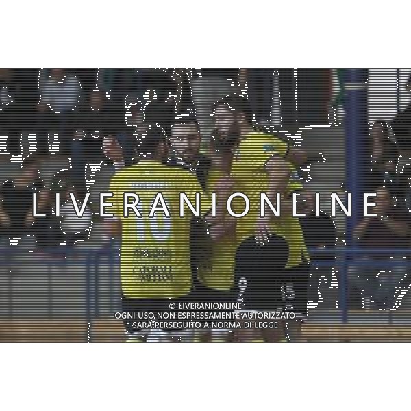 IMOLA 27 OTTOBRE 2018 CALCIO A 5 NELLA FOTO IMOLESE CALCIO 1918 CALCIO A 5 ESULTANZA DOPO GOL DI FORTUNA DE LEMOS TIAGO ©SANNA / AGENZIA ALDO LIVERANI SAS
