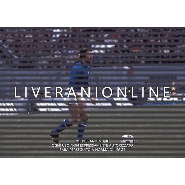 RETROSPETTIVA GIANFRANCO BEDIN CALCIATORE NELLA FOTO GIANFRANCO BEDIN CON LA MAGLIA DELLA NAZIONALE ITALIANA AG ALDO LIVERANI SAS