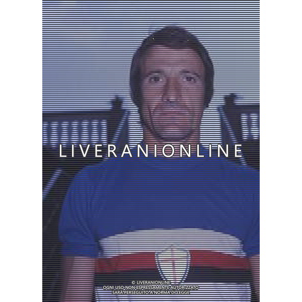 RETROSPETTIVA GIANFRANCO BEDIN CALCIATORE NELLA FOTO GIANFRANCO BEDIN CON LA MAGLIA DELLA SAMPDORIA AG ALDO LIVERANI SAS