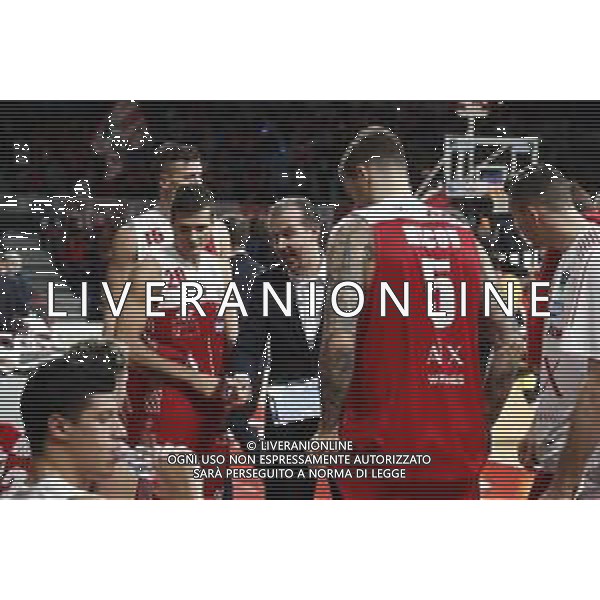 Lega Basket serie A - V.L. Pesaro - AX Armani Echange Milano 28/10/2018 nella foto: coach Simone Pianigiani (AX Armani Echange Milano) ©Claudio Zamagni/Agenzia Aldo Liverani