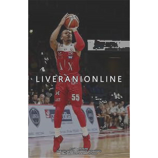 Lega Basket serie A - V.L. Pesaro - AX Armani Echange Milano 28/10/2018 nella foto: Jerrells Curtis (AX Armani Echange Milano) ©Claudio Zamagni/Agenzia Aldo Liverani