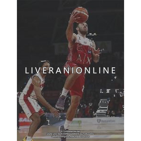 Lega Basket serie A - V.L. Pesaro - AX Armani Echange Milano 28/10/2018 nella foto: James Mike (AX Armani Echange Milano) ©Claudio Zamagni/Agenzia Aldo Liverani