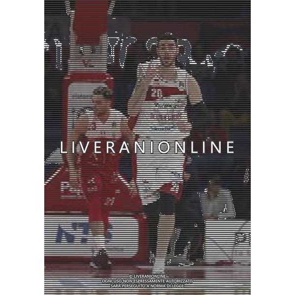 Lega Basket serie A - V.L. Pesaro - AX Armani Echange Milano 28/10/2018 nella foto: Esultanza Ancelotti Andrea (V.L. Pesaro) ©Claudio Zamagni/Agenzia Aldo Liverani