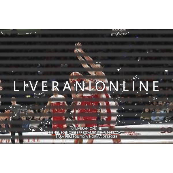 Lega Basket serie A - V.L. Pesaro - AX Armani Echange Milano 28/10/2018 nella foto: azione di gioco ©Claudio Zamagni/Agenzia Aldo Liverani