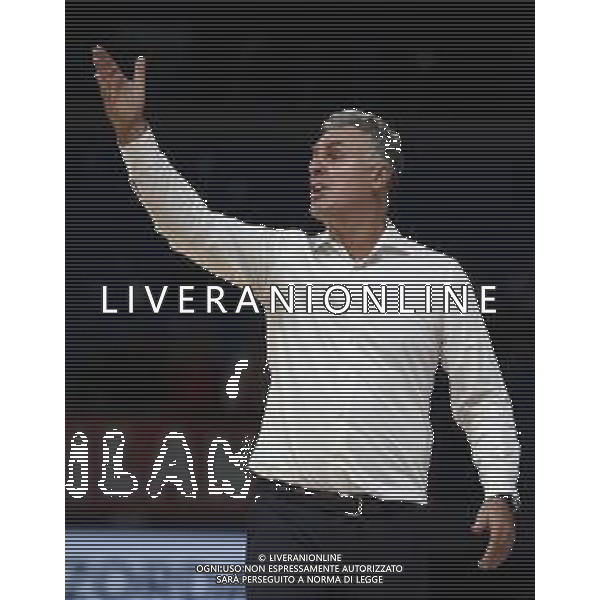 LegA BAsket A - V.L. PesAro - AX ArmAni EchAnge MilAno 28/10/2018 nellA foto: CoAch GAlli MAssimo (V.L. PesAro) ©ClAudio ZAmAgni/AgenziA Aldo LiverAni / AGENZIA ALDO LIVERANI SAS - LegA Basket Serie A1 - V.L. PesAro - AX ArmAni EchAnge MilAno 28.10.2018