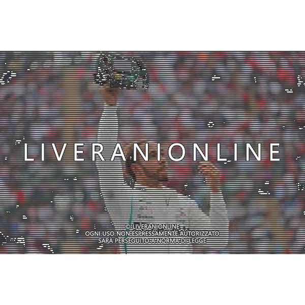 Lewis Hamilton (GBR) Mercedes AMG F1 W09 celebrates his 5th World Championship. 28.10.2018. Formula 1 World Championship, Rd 19, Mexican Grand Prix, Mexico City, Mexico, Race Day. / AGENZIA ALDO LIVERANI SAS - ITALY ONLY EDITORIAL USE ONLY - GP F1 MESSICO GARA 28.10.2018