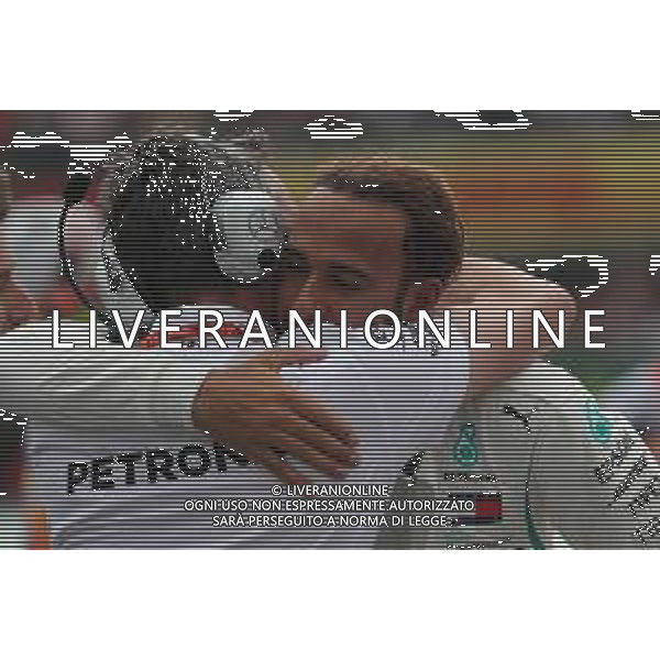 Lewis Hamilton (GBR) Mercedes AMG F1 W09 celebrates his 5th World Championship. 28.10.2018. Formula 1 World Championship, Rd 19, Mexican Grand Prix, Mexico City, Mexico, Race Day. / AGENZIA ALDO LIVERANI SAS - ITALY ONLY EDITORIAL USE ONLY - GP F1 MESSICO GARA 28.10.2018