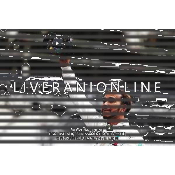 Lewis Hamilton (GBR) Mercedes AMG F1 celebrates winning the World Championship. 28.10.2018. Formula 1 World Championship, Rd 19, Mexican Grand Prix, Mexico City, Mexico, Race Day. / AGENZIA ALDO LIVERANI SAS - ITALY ONLY EDITORIAL USE ONLY - GP F1 MESSICO GARA 28.10.2018