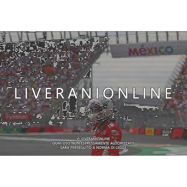 Sebastian Vettel (GER) Scuderia Ferrari 28.10.2018. Formula 1 World Championship, Rd 19, Mexican Grand Prix, Mexico City, Mexico, Race Day. / AGENZIA ALDO LIVERANI SAS - ITALY ONLY EDITORIAL USE ONLY - GP F1 MESSICO GARA 28.10.2018