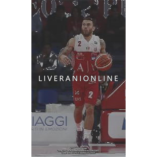Lega Basket serie A - V.L. Pesaro - AX Armani Echange Milano 28/10/2018 nella foto: James Mike (AX Armani Echange Milano) ©Claudio Zamagni/Agenzia Aldo Liverani